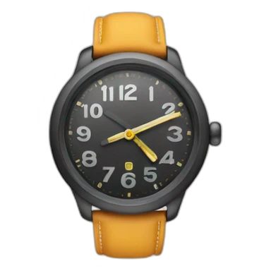 reloj con movimiento sticker