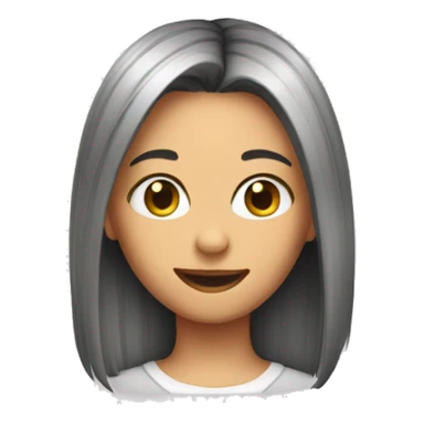 girl who cut her hair  sticker