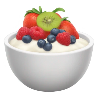 fruit yoghurt bowl  sticker