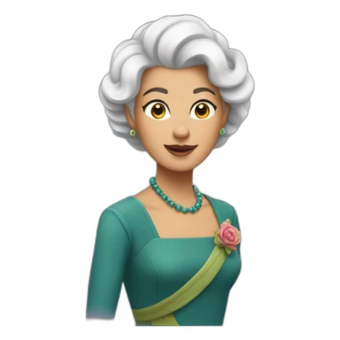 Dame qui croise les bras sticker