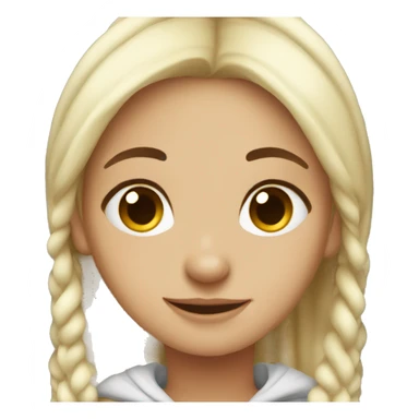 cozy vanilla girl sticker