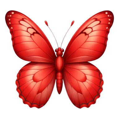 UNA BUTTERFLY RED FANTASY, PERO DEBE SER UN ROJO UN POCO CLARO. sticker