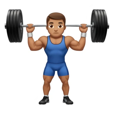 weightlifter sticker