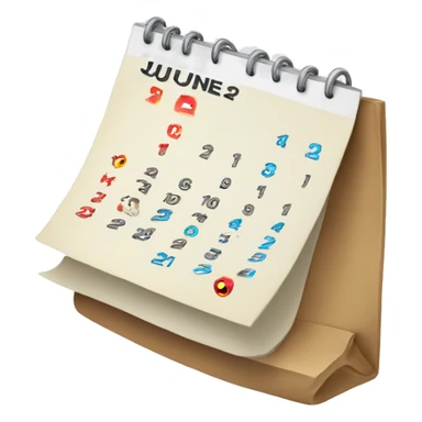 calendar june 2nd sticker