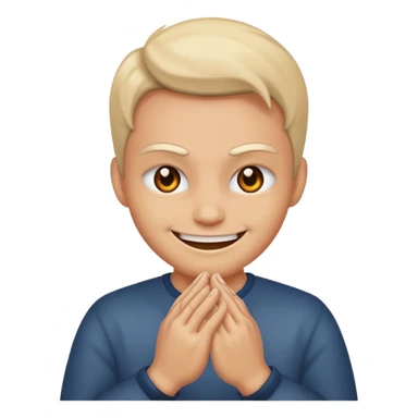 Evil smile rubbing hands together sticker