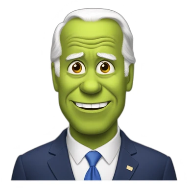 joe biden shrek sticker