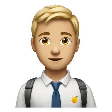 student in primary school named Philip sticker