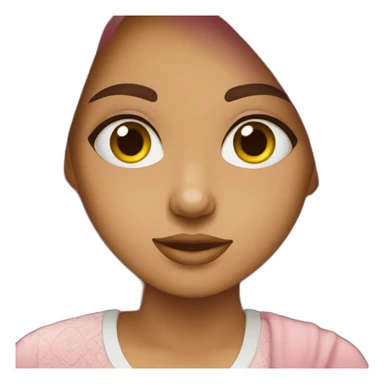 Algerian girl zwina sticker