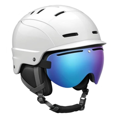 ski helmet without goggles sticker