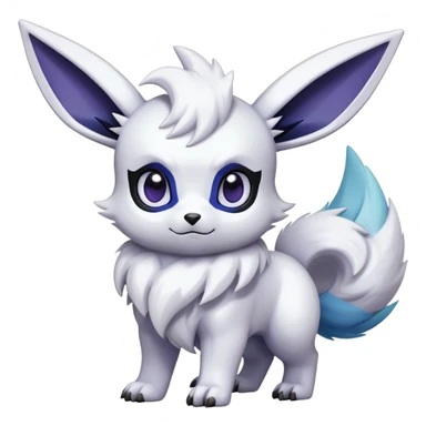 Epic Shiny Cool Cute Kawaii Eevee-Absol-Pokemon Full Body sticker