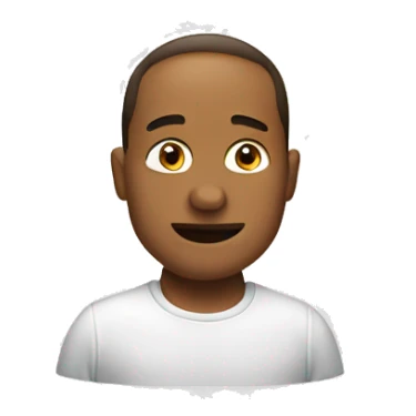 Buz emoji with white screen space on the sides sticker