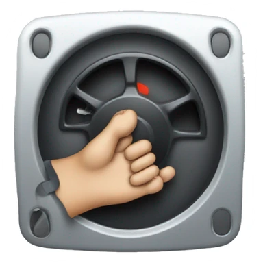 Foot pressing the gas pedal sticker