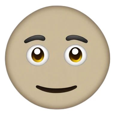 Rug with face sticker