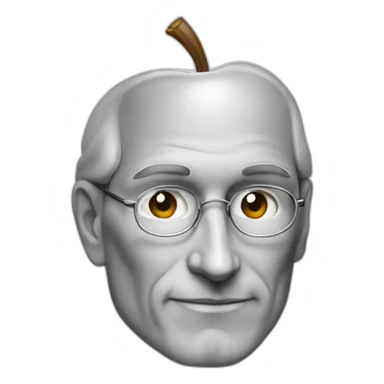 Steve Jobs Apple sticker