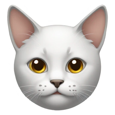 Cat thinking  sticker