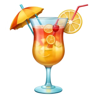 beach coctail drink sticker