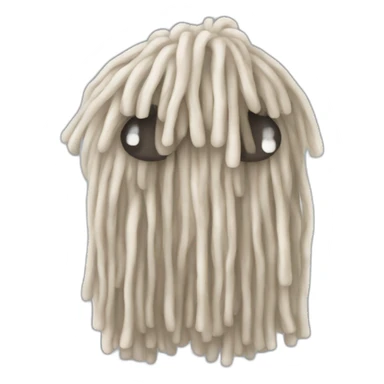 mop with face sticker