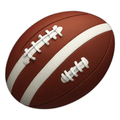 ball of rugby sticker