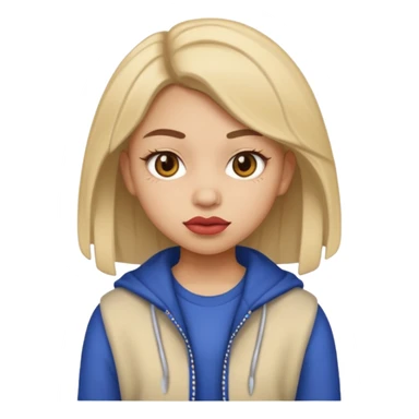 girl emoji , style , ugly outfit sticker