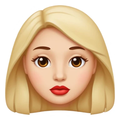 Lips filler injection  sticker