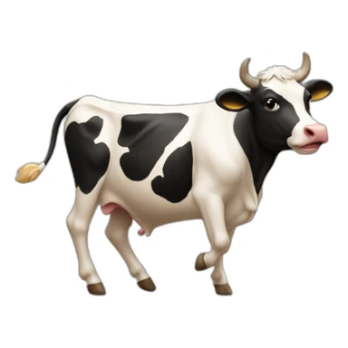 Vache qui danse sticker