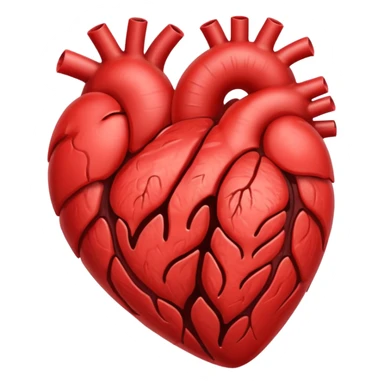 Split this emoji in half: 🫀 sticker