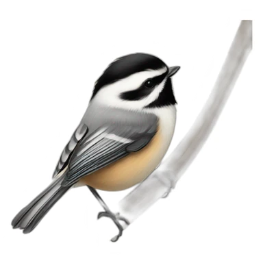 Chickadee sticker