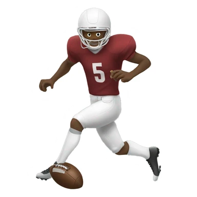 Football kicking sticker