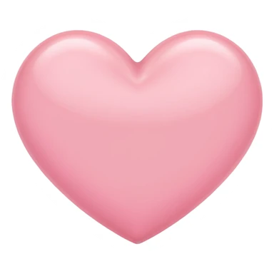 corazón rosa clarito sticker