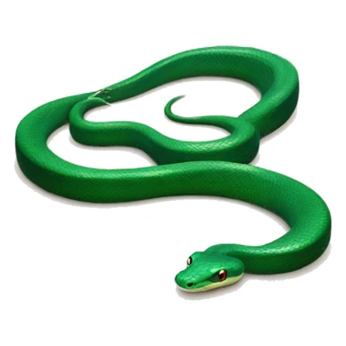 A snake on a desk. The snakes head should be replaced with a lamp. The snakes tail should be connected to a battery sticker