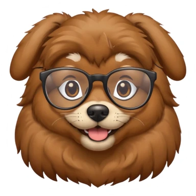 gözlüklü hayvanlar sticker