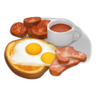 full English breakfast sticker
