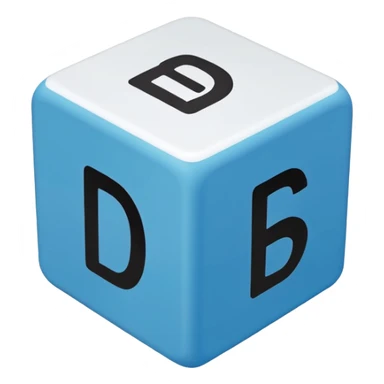 create a dice with der die das written on each visible side sticker