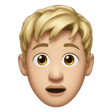 home alone face sticker