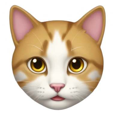 submissive cat sticker