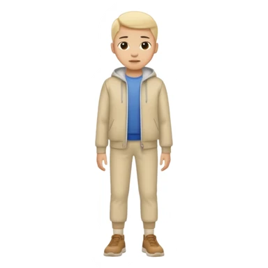 Fata nud sta cu picioarele largite sticker