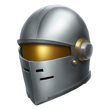 spaceman helmet knight armet sticker