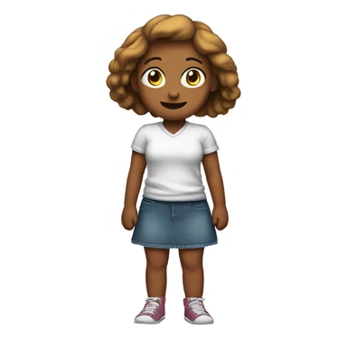 Bent knee girl  sticker