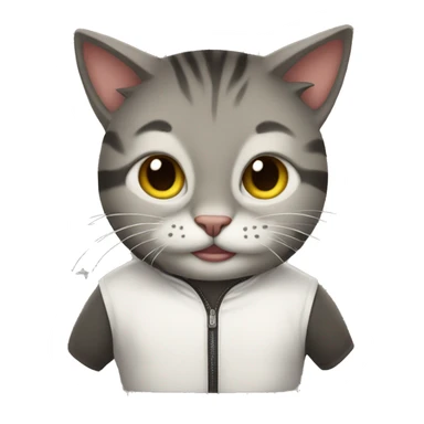 Catdressed in another animal suit sticker