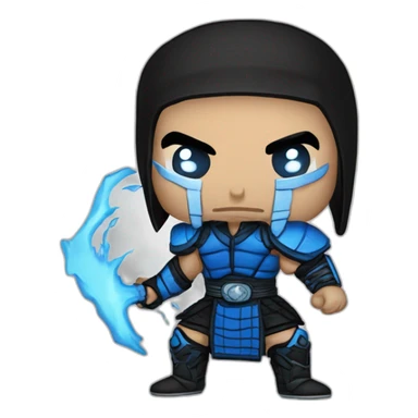 mortal kombat sub zero as bitmoji sticker