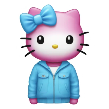 Hello kitty blue 💙 sticker