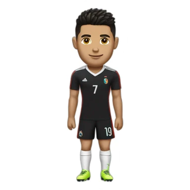 Ronaldo maillot réal sticker