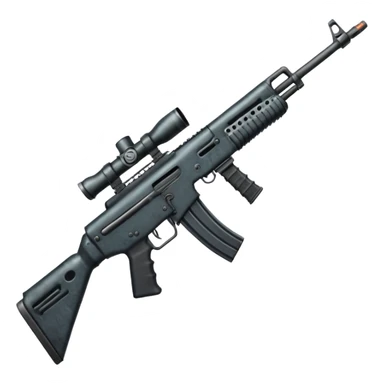 a draco assault rifle  sticker