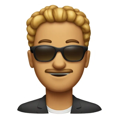 A sub sandwich with sunglasses sticker