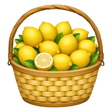 Lemon basket  sticker