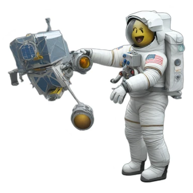 Lunar expedition modul sticker