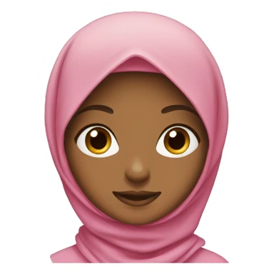Girl wearing hijab sticker