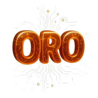 Add a digital, high-tech background with circuit patterns and glowing elements to enhance the futuristic look, keeping the orange blend and neural links prominent. sticker