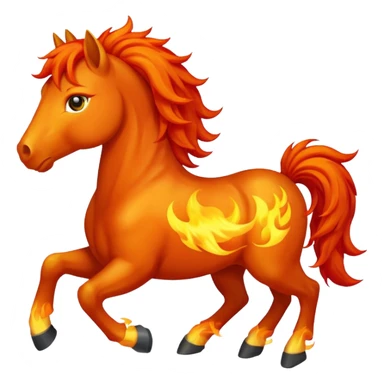 fire horse sticker