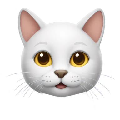 Cat saying I love you  sticker